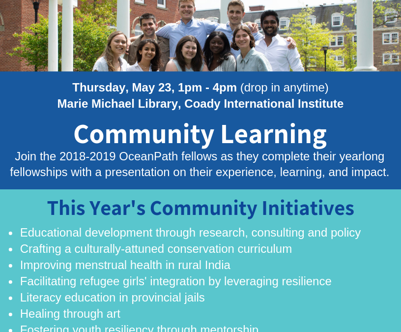 Join us! OceanPath Fellowship Community Learning Presentations