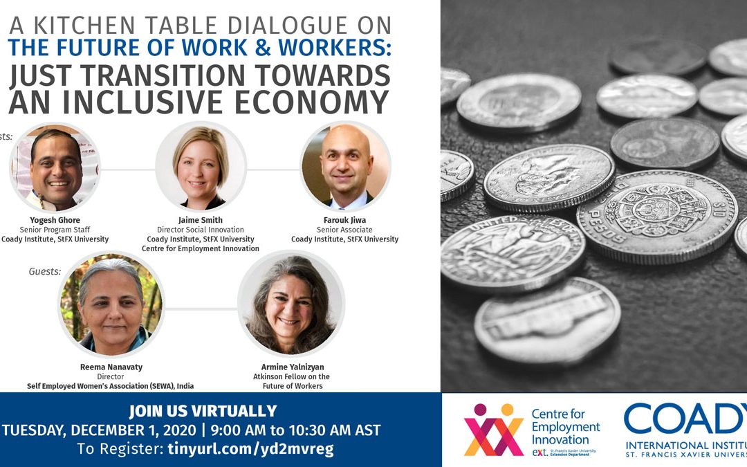 Webinar: Just Transition Towards An Inclusive Economy