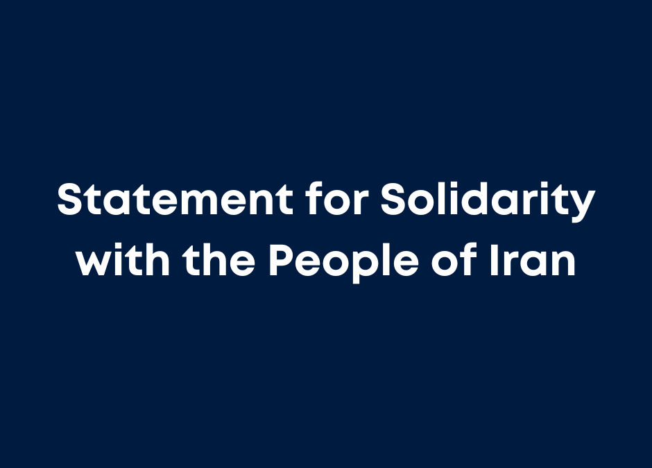 Statement for Solidarity with the People of Iran