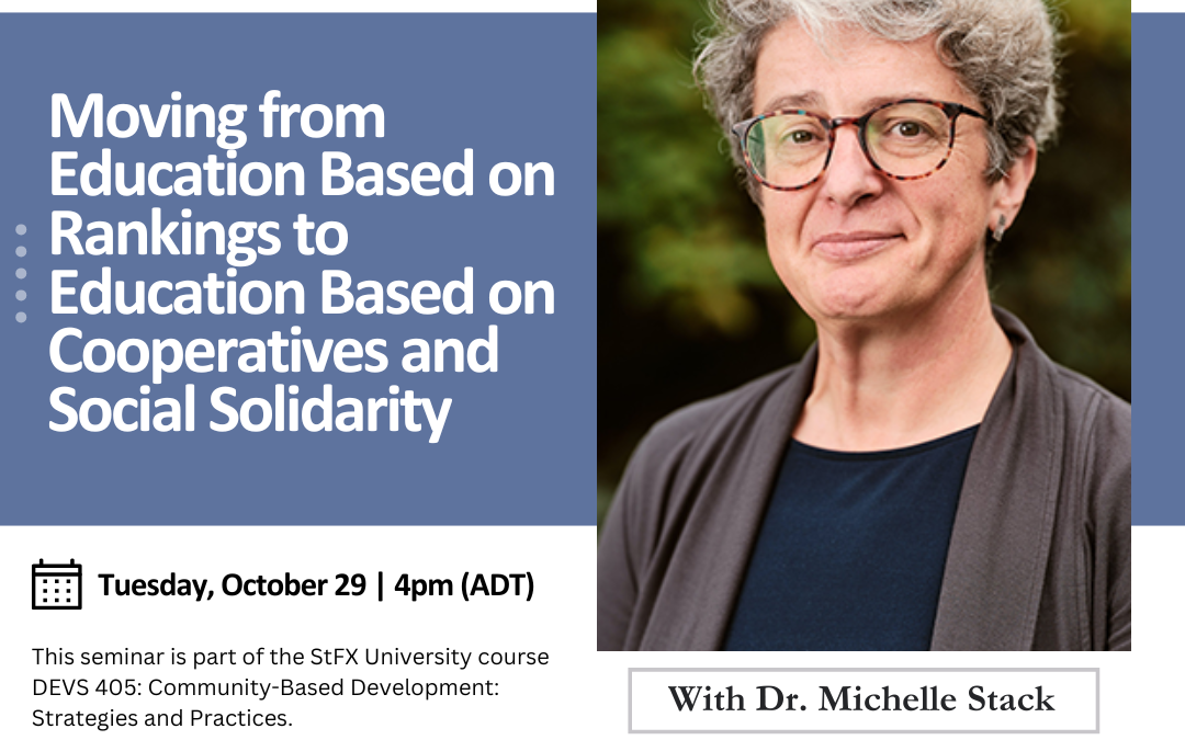 Webinar: Moving from Education Based on Rankings to Education Based on Cooperatives and Social Solidarity