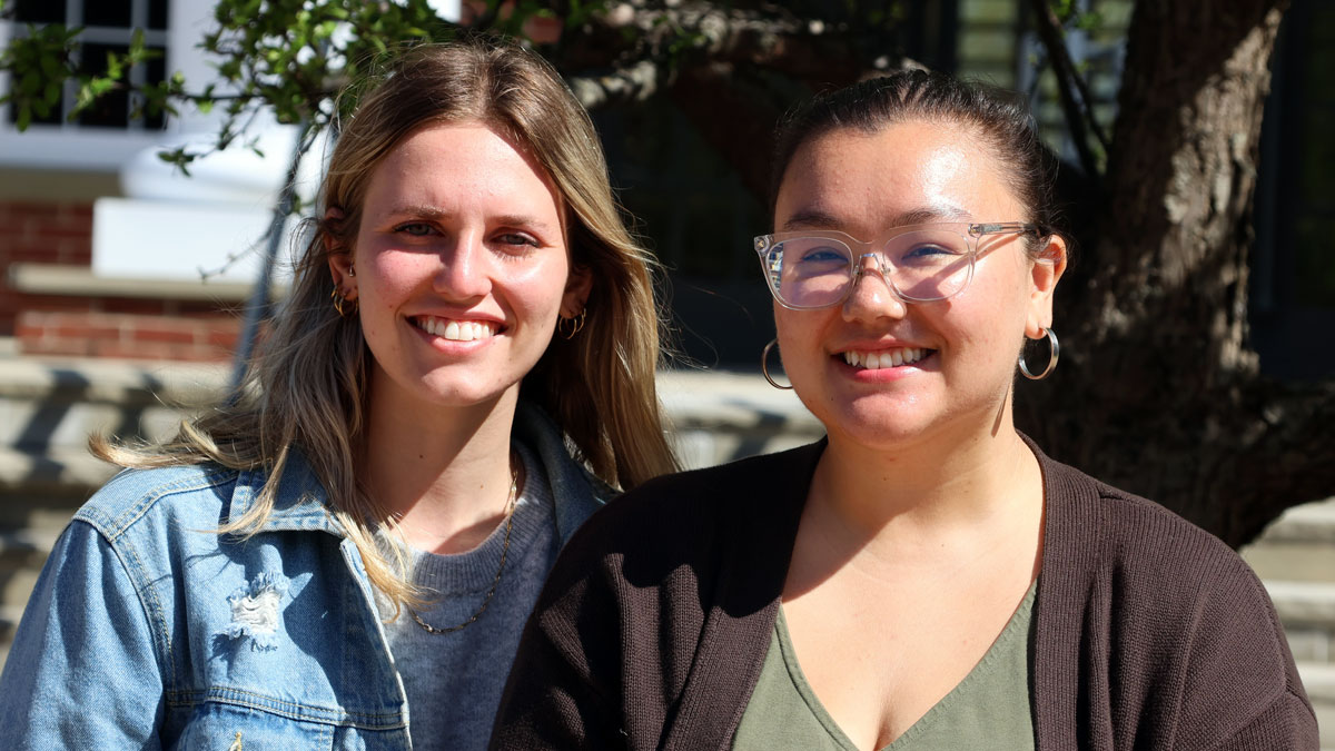 Photo of Ashley Langley and Yossaria Yoon-Vickerman