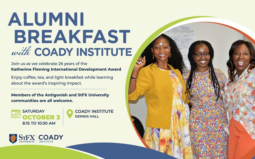 Alumni Breakfast with Coady Institute